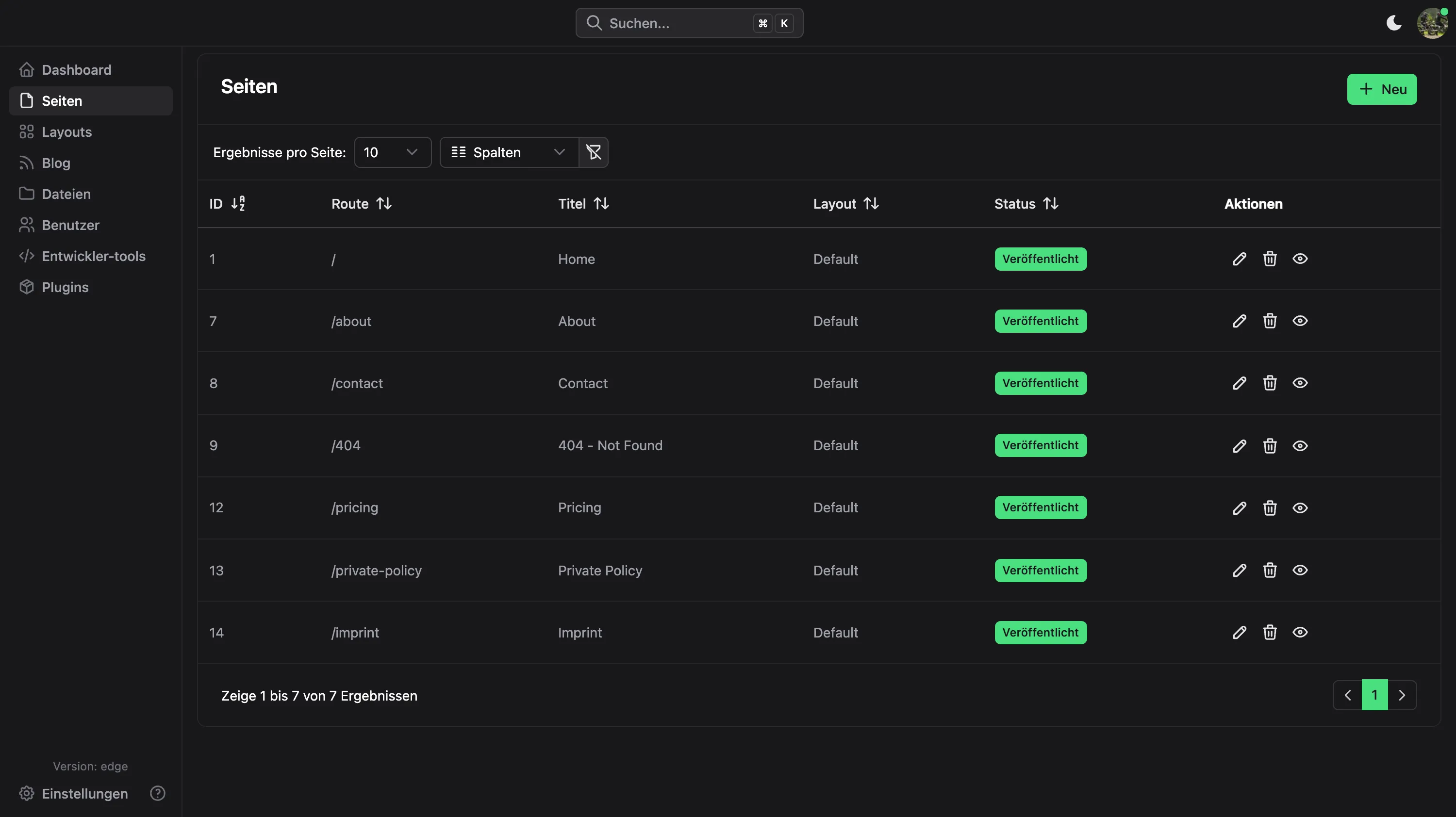A Screenshot of our flexible File-management